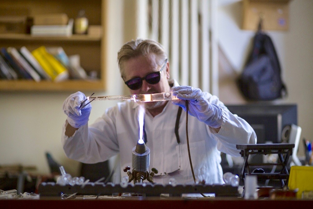 Richard Bock combines scientific precision with ancient art